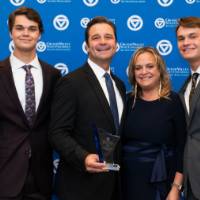 Dr. Ceglarek with family